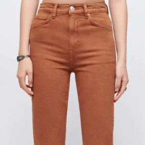 RE/DONE Comfort Stretch 70s Straight in Terracotta